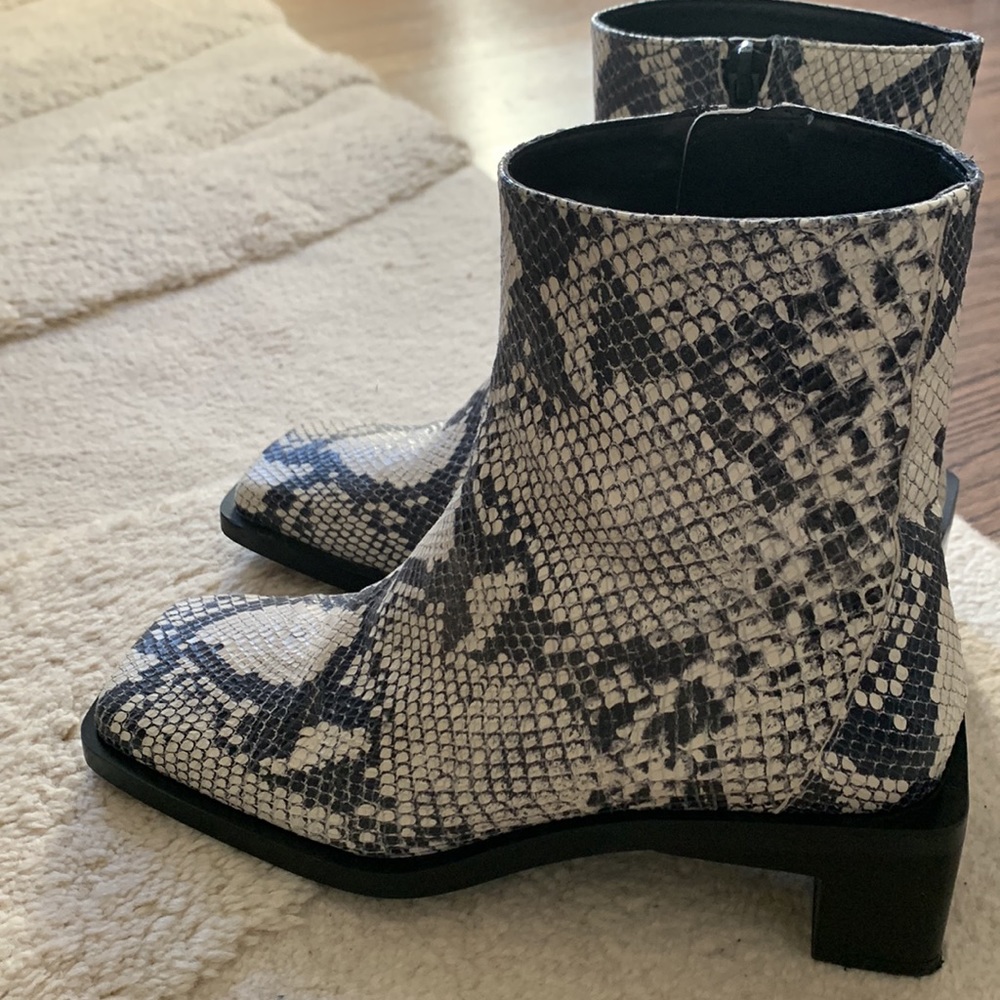 Zara booties python embossed - Picture 4 of 14